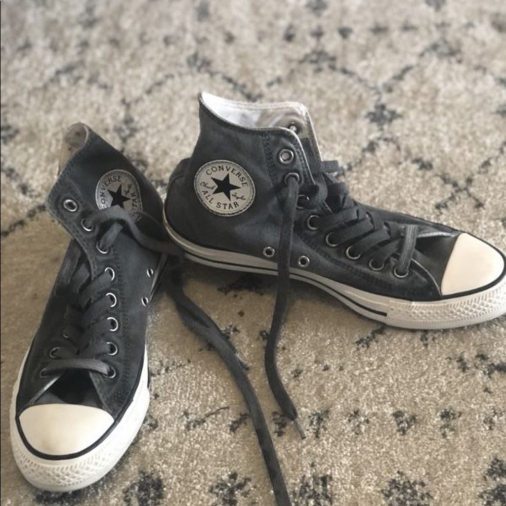 High top converse - grey